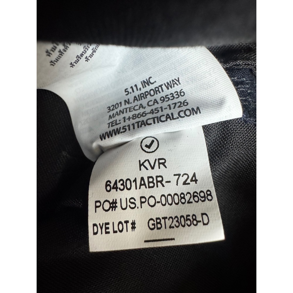 5.11 Tactical Women Navy Blue EMS Cargo Pants 64301ABR-724 Size 8 Regular 30x30 - Picture 14 of 15